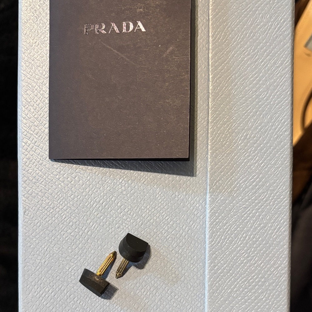 Prada Women's Dark Brown Suede Mules - Picture 7 of 7